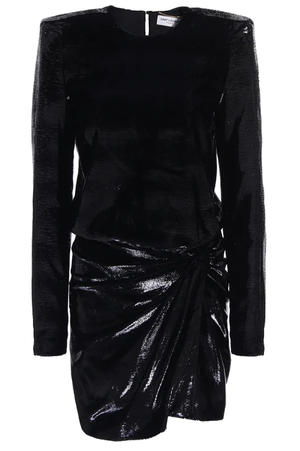 ПЛАТЬЕ ОДНОТОННОЕ SAINT LAURENT