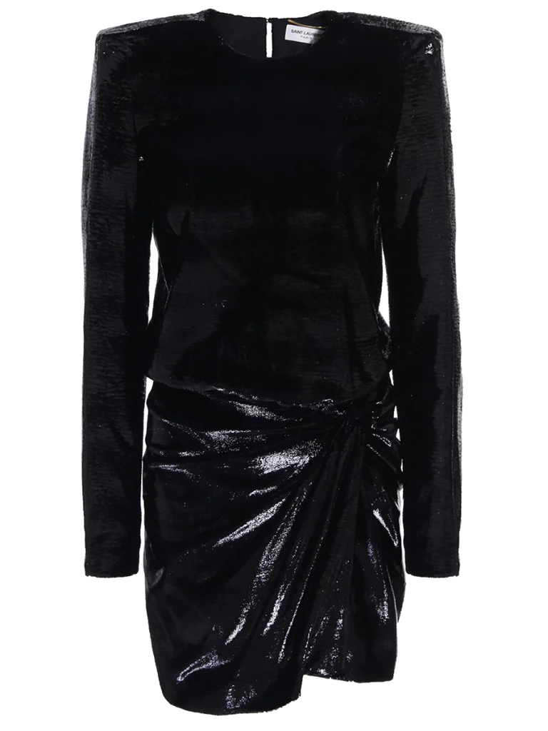 ПЛАТЬЕ ОДНОТОННОЕ SAINT LAURENT