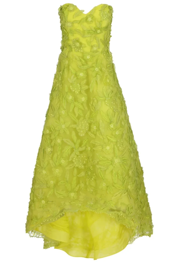 ПЛАТЬЕ ШЕЛКОВОЕ OSCAR DE LA RENTA