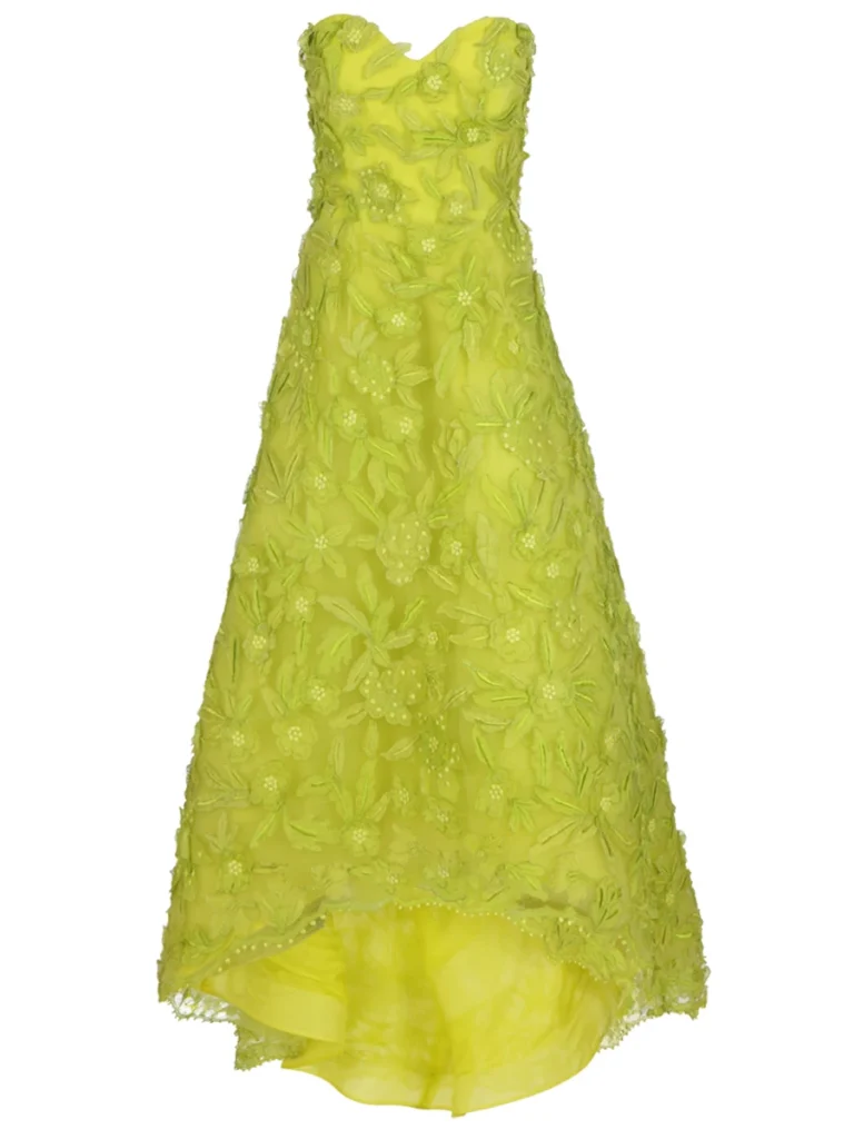 ПЛАТЬЕ ШЕЛКОВОЕ OSCAR DE LA RENTA