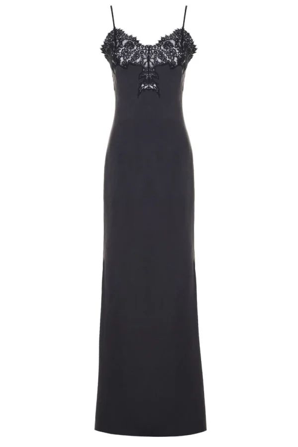 ПЛАТЬЕ-КОМБИНАЦИЯ С КРУЖЕВОМ BENGEROUS