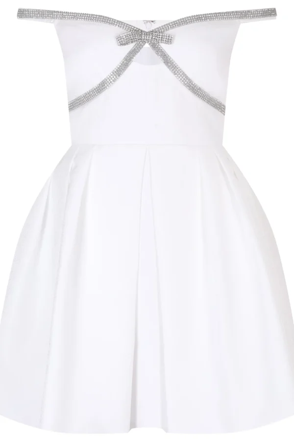 ПЛАТЬЕ СО СТРАЗАМИ SELF-PORTRAIT