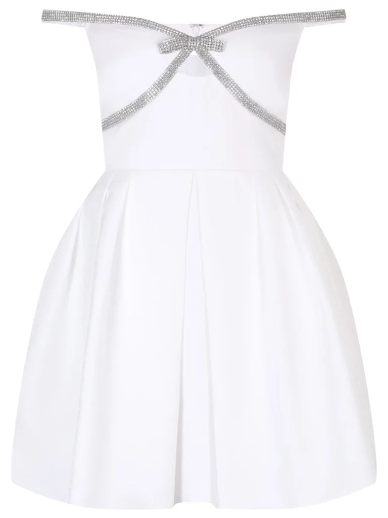 ПЛАТЬЕ СО СТРАЗАМИ SELF-PORTRAIT