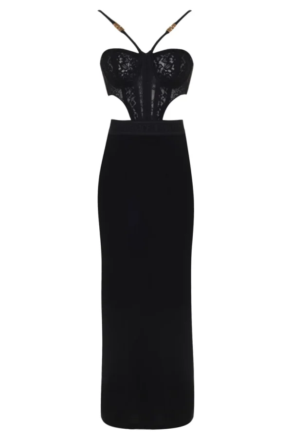 ПЛАТЬЕ ИЗ ВИСКОЗЫ VERSACE JEANS COUTURE