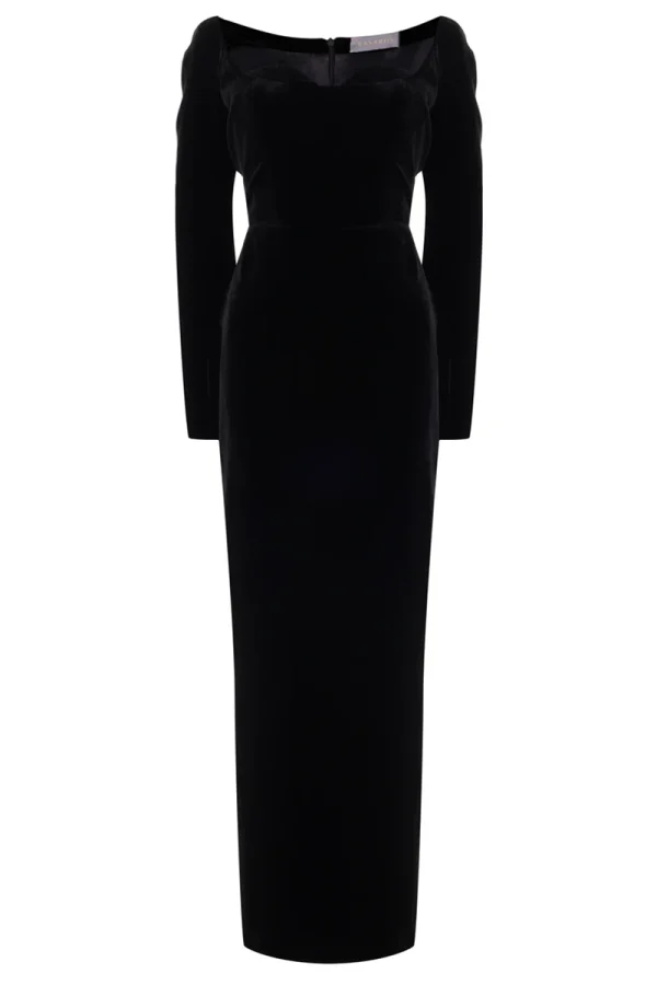 ПЛАТЬЕ БАРХАТНОЕ RASARIO