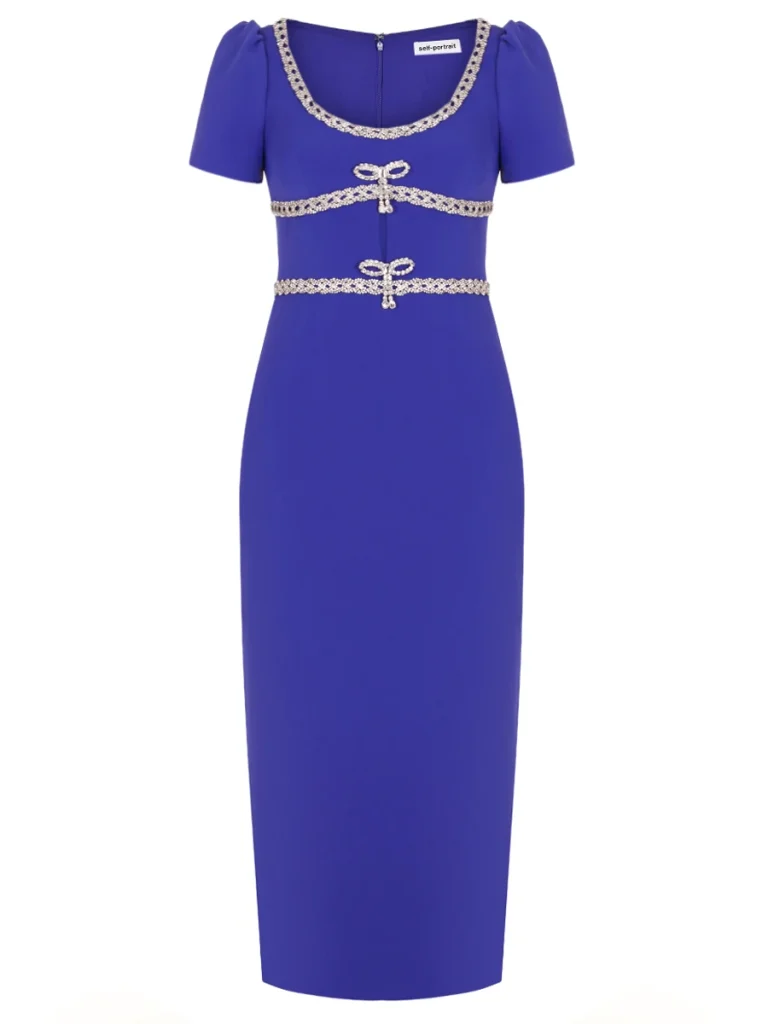ПЛАТЬЕ ОДНОТОННОЕ SELF-PORTRAIT