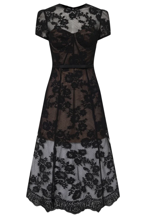 ПЛАТЬЕ КРУЖЕВНОЕ SELF-PORTRAIT