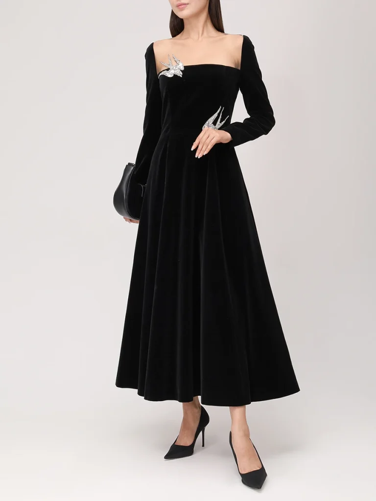 ПЛАТЬЕ БАРХАТНОЕ YANINA