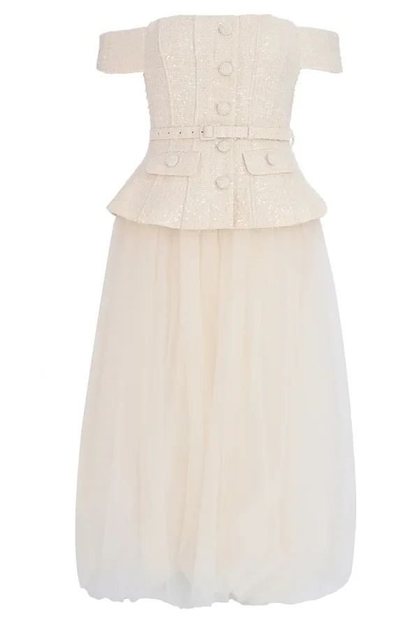 ПЛАТЬЕ ОДНОТОННОЕ SELF-PORTRAIT