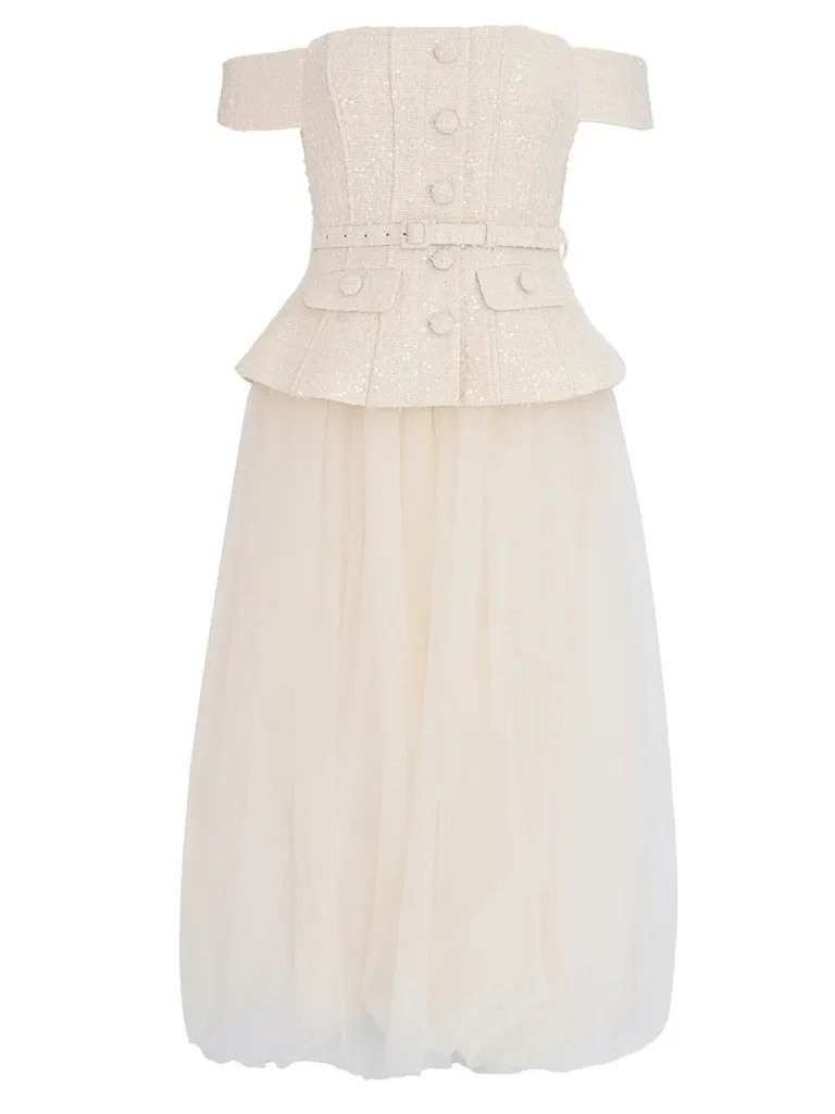 ПЛАТЬЕ ОДНОТОННОЕ SELF-PORTRAIT