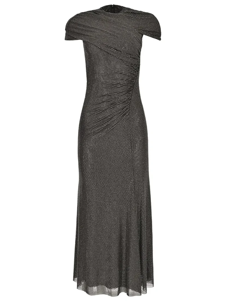 ПЛАТЬЕ СО СТРАЗАМИ SELF-PORTRAIT