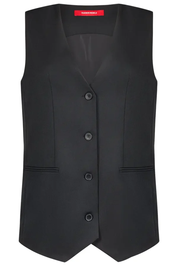 ЖИЛЕТ ИЗ СМЕСОВОЙ ШЕРСТИ FASHION REBELS