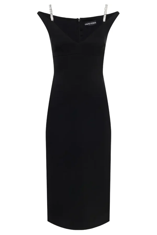 ПЛАТЬЕ ОДНОТОННОЕ DAVID KOMA