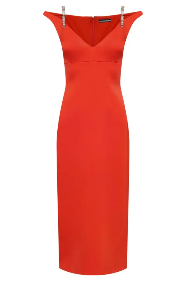 ПЛАТЬЕ ОДНОТОННОЕ DAVID KOMA