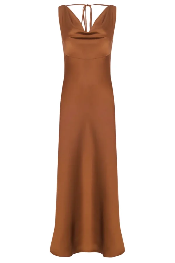 ПЛАТЬЕ АТЛАСНОЕ KAPSULA