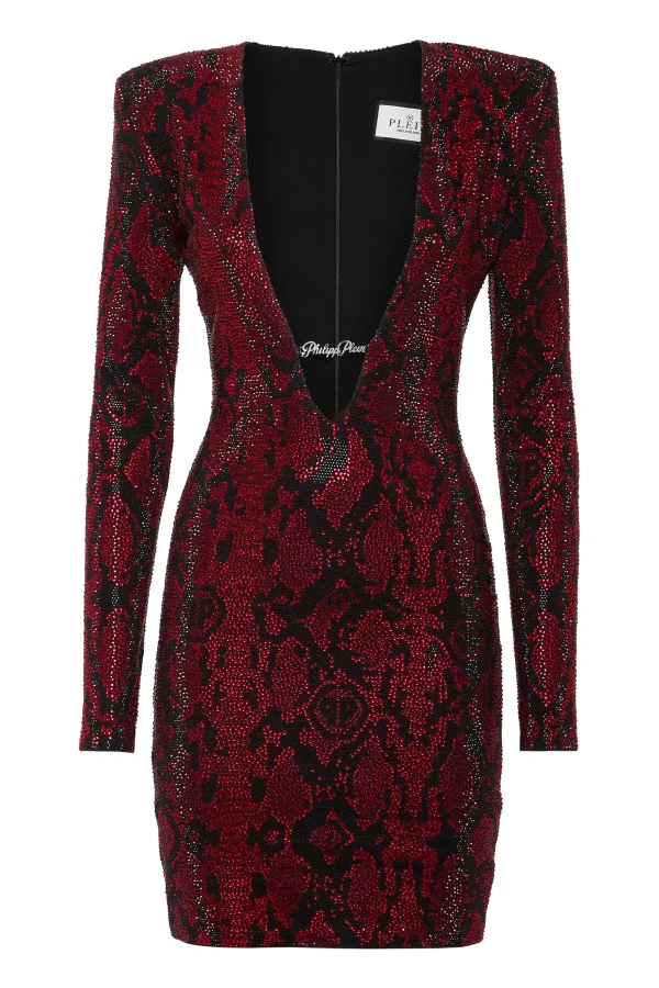 ПЛАТЬЕ СО СТРАЗАМИ PHILIPP PLEIN
