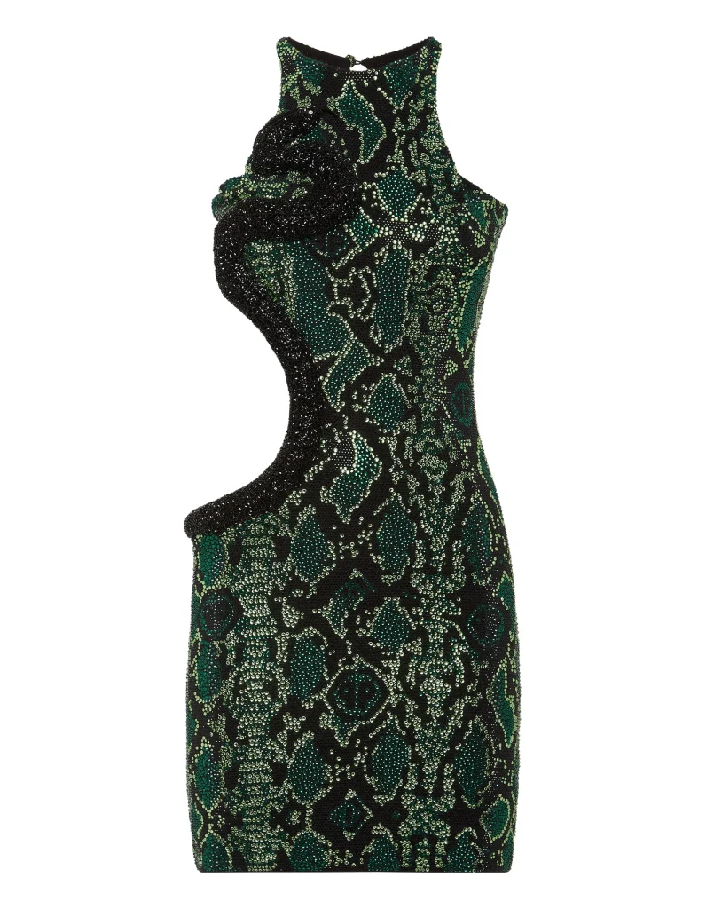 ПЛАТЬЕ СО СТРАЗАМИ PHILIPP PLEIN