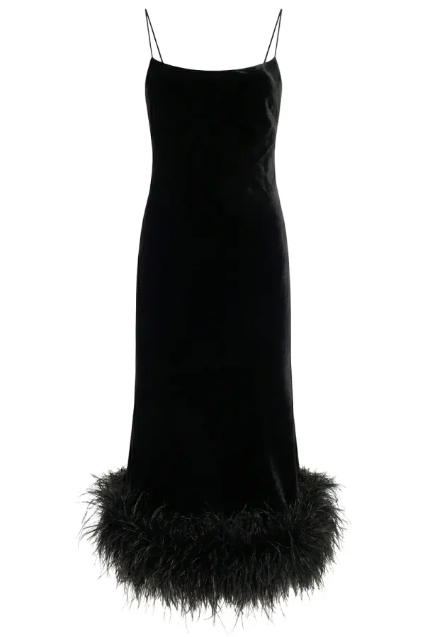 ПЛАТЬЕ-КОМБИНАЦИЯ БАРХАТНОЕ ALINE