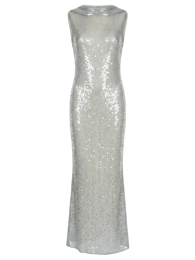 ПЛАТЬЕ SILVER С ПАЙЕТКАМИ PHATEMM
