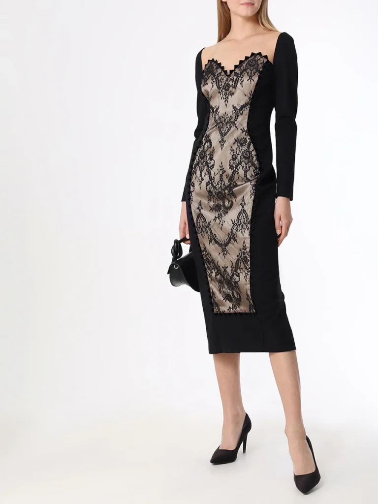 ПЛАТЬЕ-ФУТЛЯР ИЗ ВИСКОЗЫ YANINA