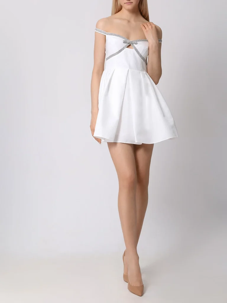 ПЛАТЬЕ СО СТРАЗАМИ SELF-PORTRAIT