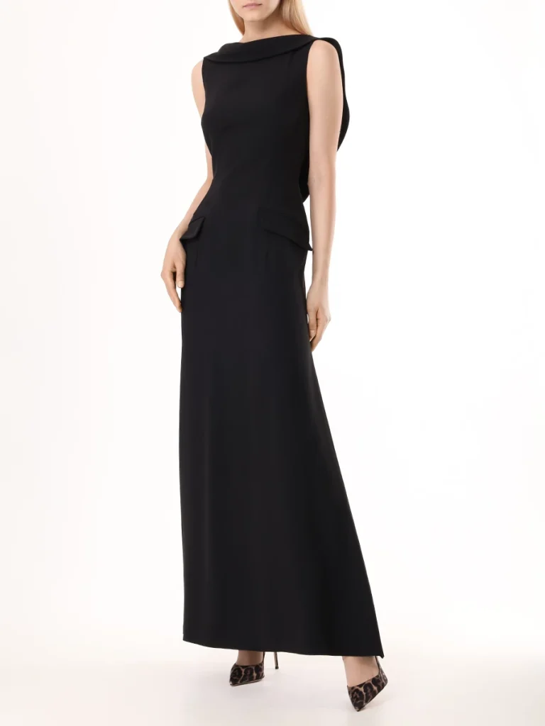 ПЛАТЬЕ ИЗ АЦЕТАТА И ВИСКОЗЫ ALBERTA FERRETTI