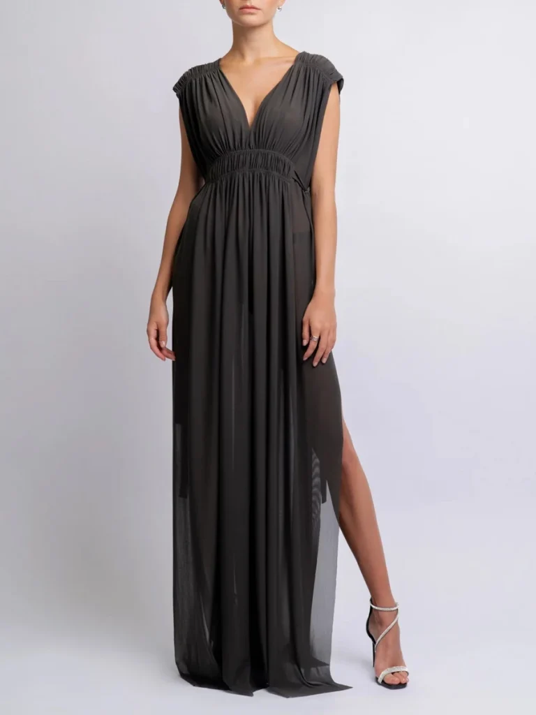 ПЛАТЬЕ ТУМАННАЯ НОЧЬ ОДНОТОННОЕ TOOMATCH