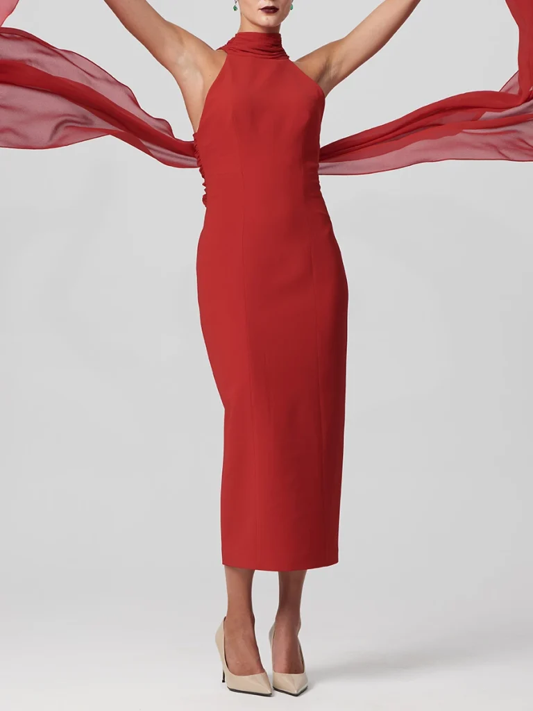 ПЛАТЬЕ ARINA ИЗ ВИСКОЗЫ SASHASKVO