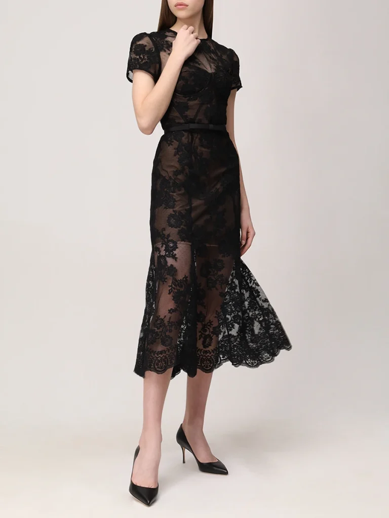 ПЛАТЬЕ КРУЖЕВНОЕ SELF-PORTRAIT