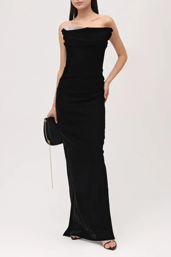 ПЛАТЬЕ БАРХАТНОЕ KAMILLA PURSHIE