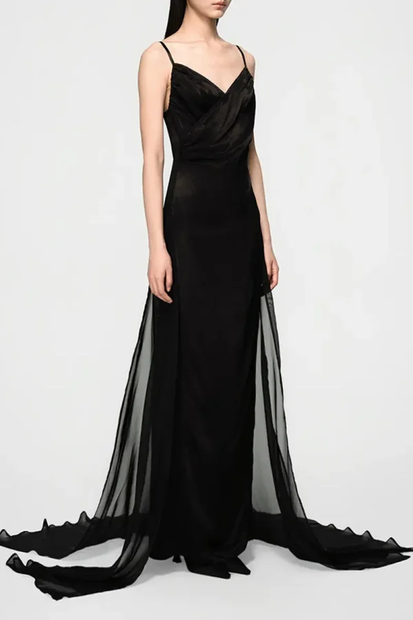 ПЛАТЬЕ ИЗ ВИСКОЗЫ CORPSE BRIDE BERHASM