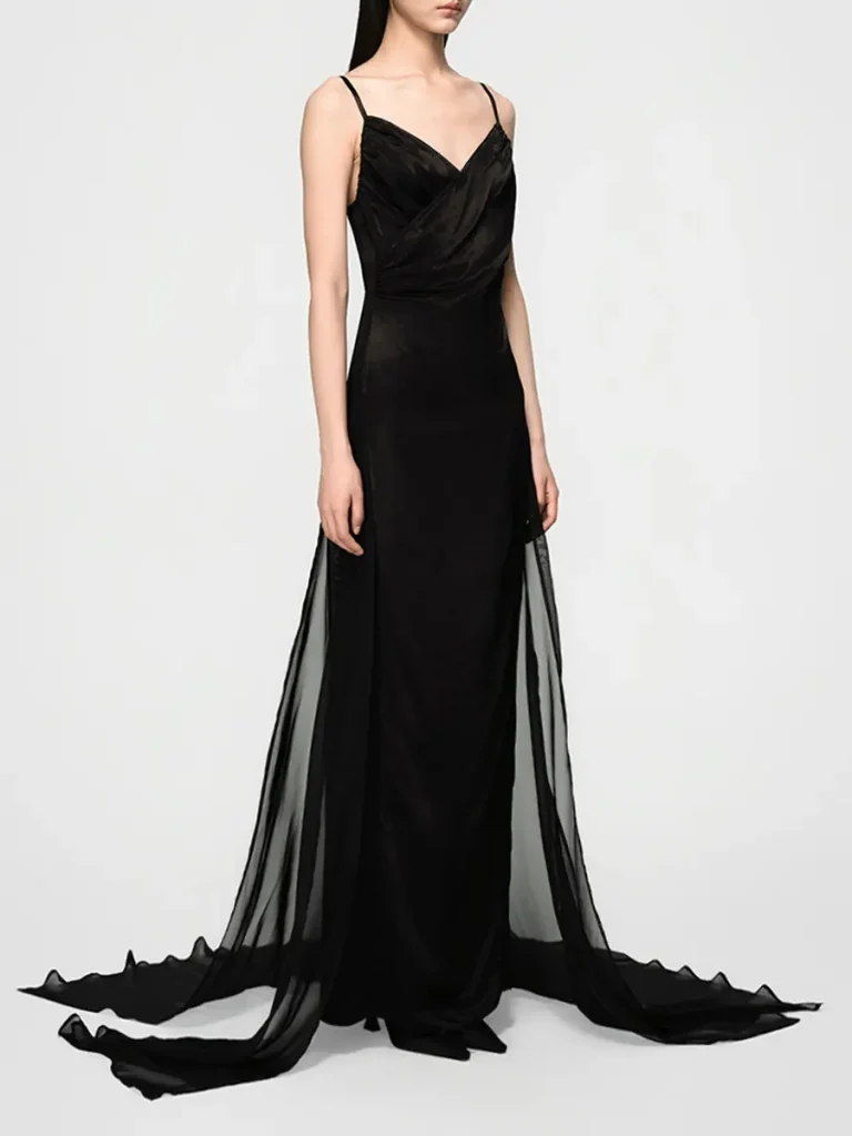 ПЛАТЬЕ ИЗ ВИСКОЗЫ CORPSE BRIDE BERHASM