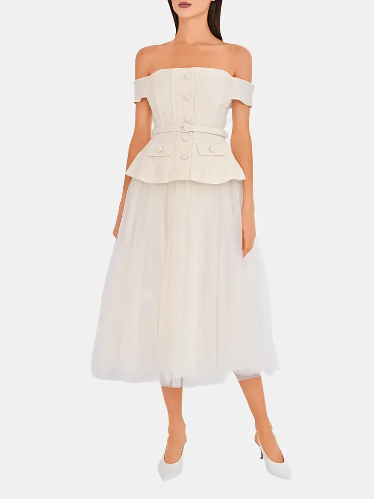 ПЛАТЬЕ ОДНОТОННОЕ SELF-PORTRAIT