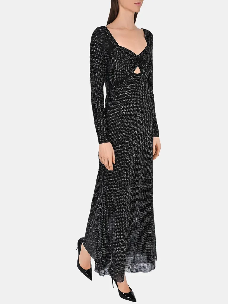 ПЛАТЬЕ СО СТРАЗАМИ SELF-PORTRAIT