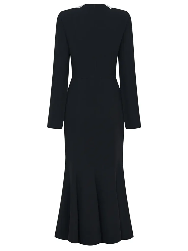 ПЛАТЬЕ ОДНОТОННОЕ NUIT DE DENTELLE LORER