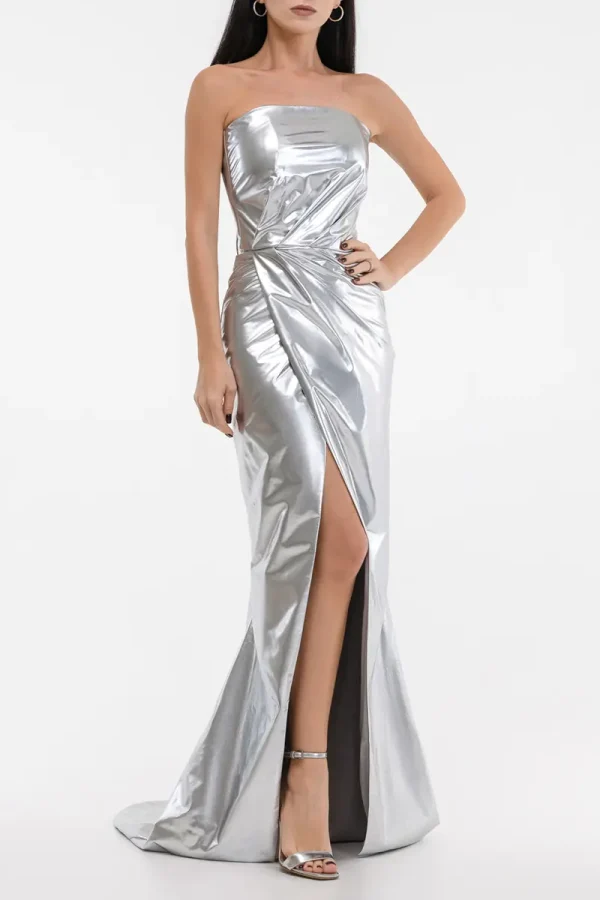 ПЛАТЬЕ ОДНОТОННОЕ SILVER ELJACKET