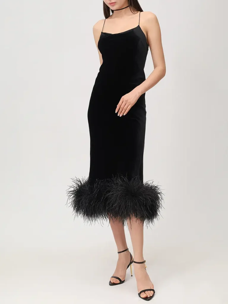 ПЛАТЬЕ-КОМБИНАЦИЯ БАРХАТНОЕ ALINE