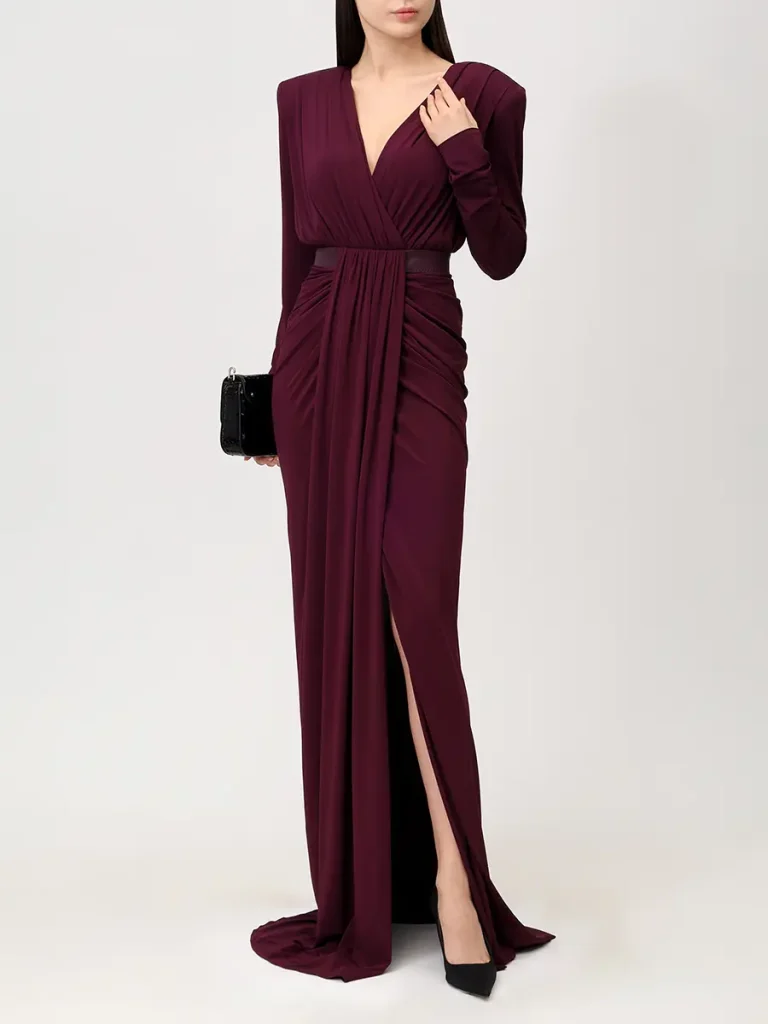 ПЛАТЬЕ ИЗ ВИСКОЗЫ ZUHAIR MURAD