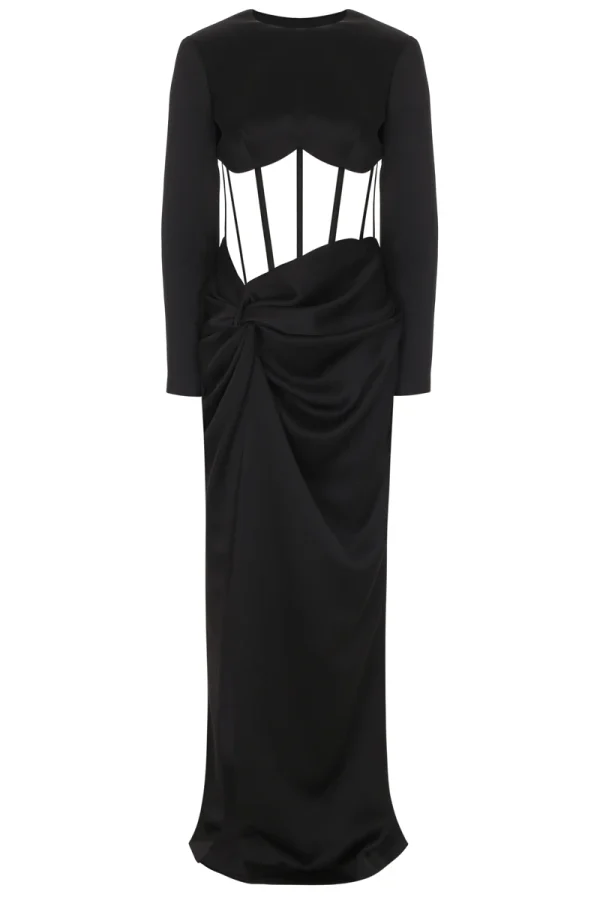 ПЛАТЬЕ АТЛАСНОЕ RASARIO