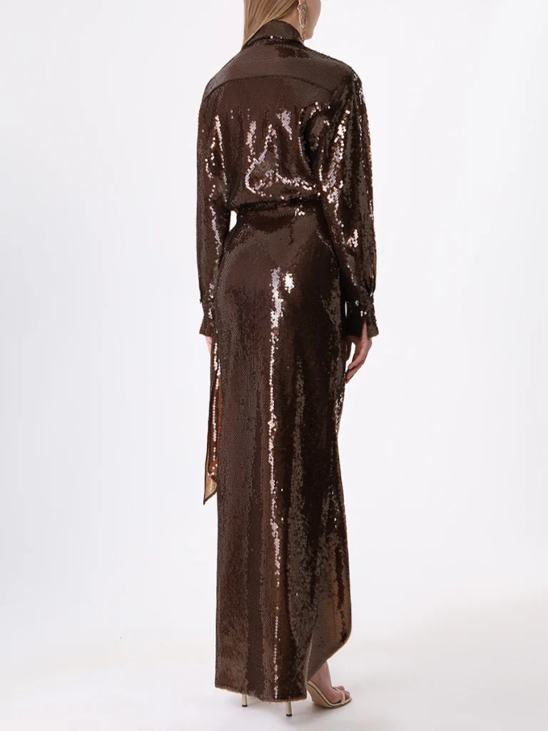 ПЛАТЬЕ С ПАЙЕТКАМИ DAVID KOMA