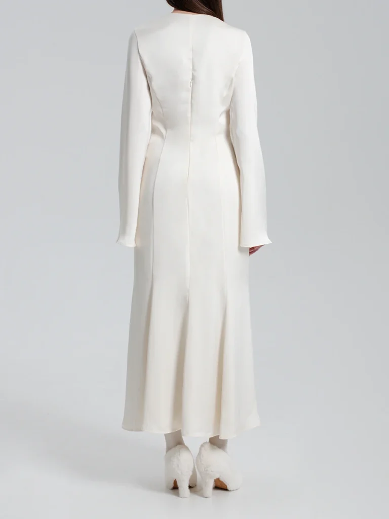 ПЛАТЬЕ ОДНОТОННОЕ «ЗВОНКИЙ ЛЕД» NORKINA DARIA N97