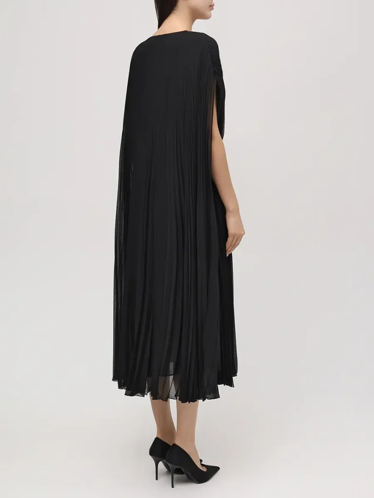 ПЛАТЬЕ ПЛИССИРОВАННОЕ BOSS