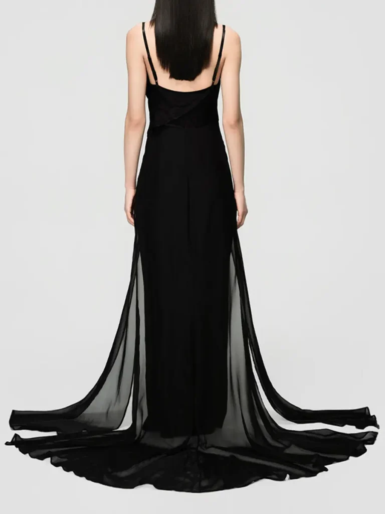 ПЛАТЬЕ ИЗ ВИСКОЗЫ CORPSE BRIDE BERHASM