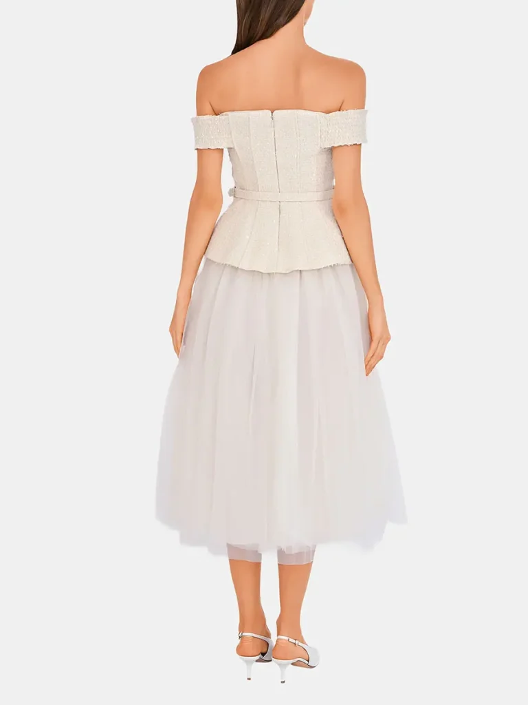 ПЛАТЬЕ ОДНОТОННОЕ SELF-PORTRAIT