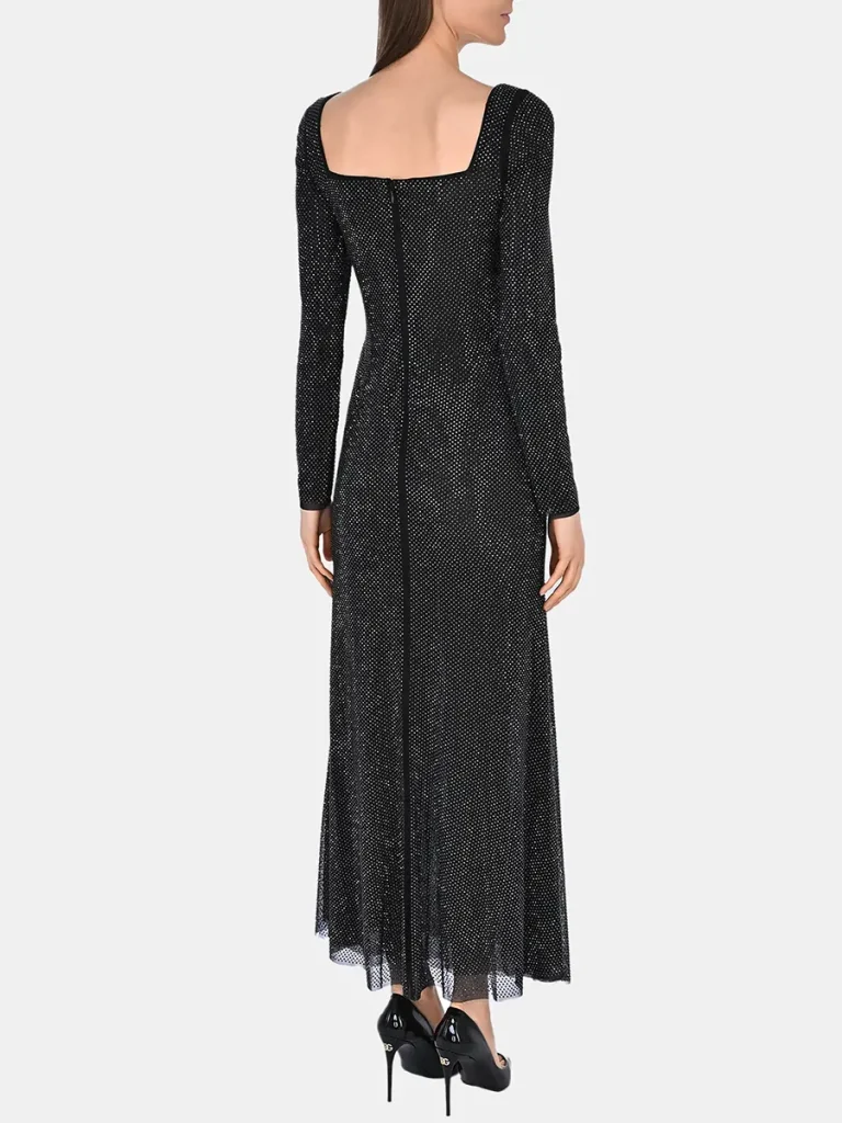 ПЛАТЬЕ СО СТРАЗАМИ SELF-PORTRAIT