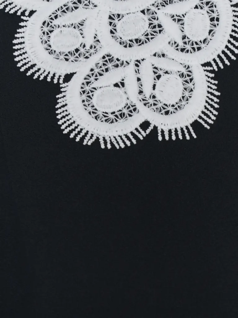 ПЛАТЬЕ ОДНОТОННОЕ NUIT DE DENTELLE LORER