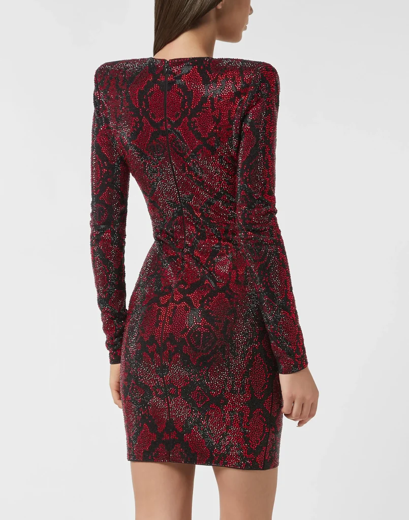 ПЛАТЬЕ СО СТРАЗАМИ PHILIPP PLEIN