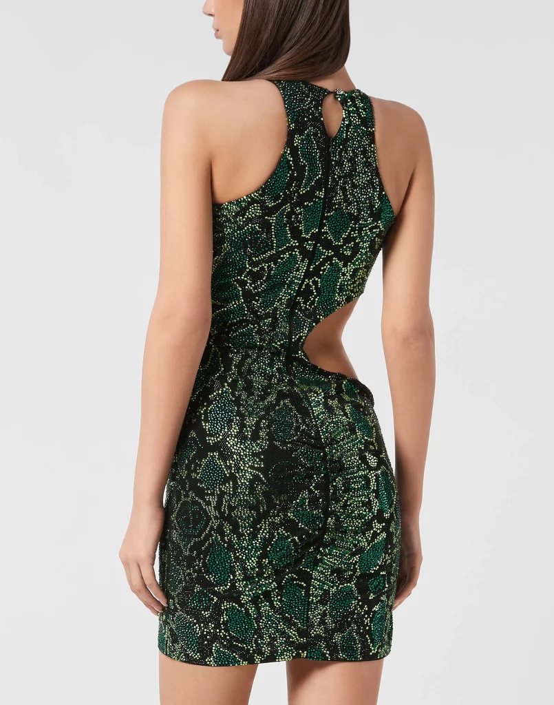 ПЛАТЬЕ СО СТРАЗАМИ PHILIPP PLEIN