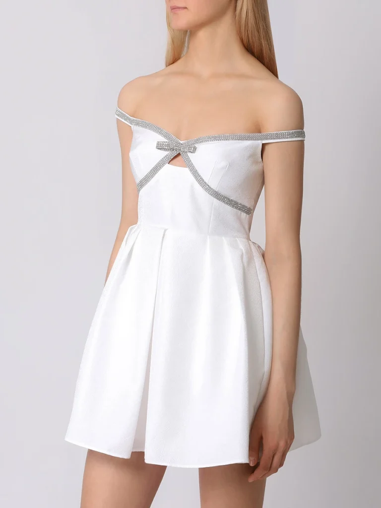 ПЛАТЬЕ СО СТРАЗАМИ SELF-PORTRAIT