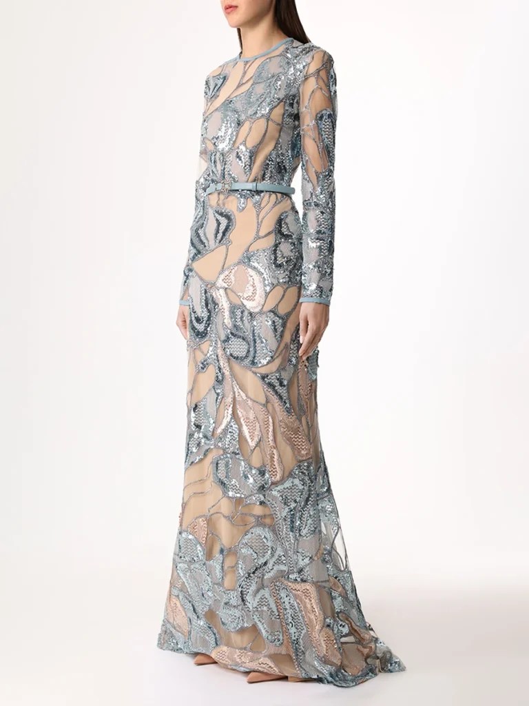 ПЛАТЬЕ С ПАЙЕТКАМИ ELIE SAAB